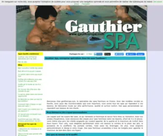 Gauthierspa.com(このドメインはお名前.comで取得されています) Screenshot