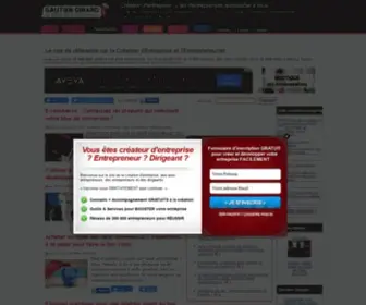 Gautier-Girard.com(LE portail de création d'entreprise) Screenshot