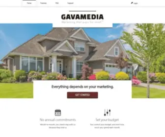 Gavamedia.com(Marketing that pays for itself) Screenshot