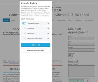 Gaveinspecialists.com(Varicose Vein Treatment Athens GA) Screenshot