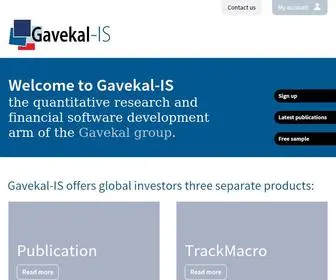 Gavekal-IS.com(The world’s leading independent providers of global investment research) Screenshot