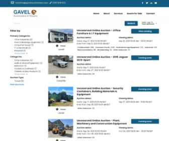 Gavelauctionsonline.com(Upcoming Auctions) Screenshot