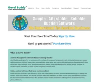 Gavelbuddy.com(Gavel Buddy Auction House Software) Screenshot