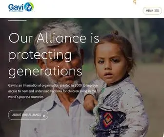 Gavi.org(Gavi, the Vaccine Alliance) Screenshot