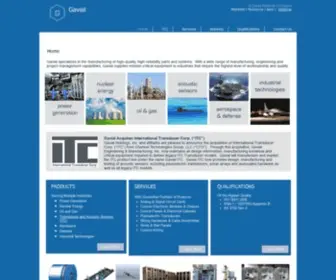 Gavial.com(A Fully Integrated Industrial Services & Manufacturing Company) Screenshot