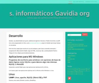 Gavidia.org(Informáticos Gavidia org) Screenshot