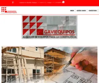 Gaviequipos.com(​Gaviequipos S.A.S) Screenshot