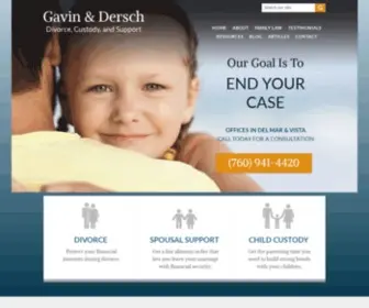 Gavinfamilylaw.com(Vista Family Law Attorneys) Screenshot