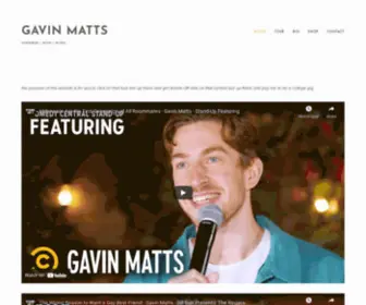 Gavinmatts.com(Gavin Matts) Screenshot