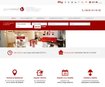 Gavirental.com(Rental apartments in madrid) Screenshot