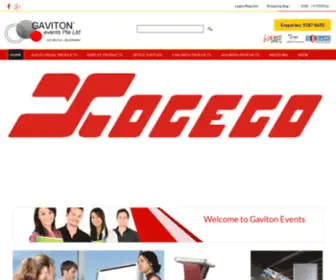 Gavitonevents.com(Gaviton Events) Screenshot