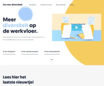 Gavoordiversiteit.be(Meer diversiteit op de werkvloer) Screenshot