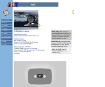 Gavrila.net(Dariu Gavrila Computer Vision Image Processing Research Technology Site) Screenshot