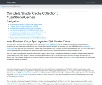 Gavrysha39.ru(Yuzu clear shader cache) Screenshot