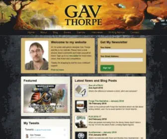 Gavthorpe.co.uk(Gav Thorpe) Screenshot