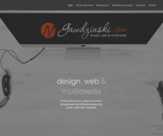 Gawdzinski.com(Design, web & multimedia) Screenshot