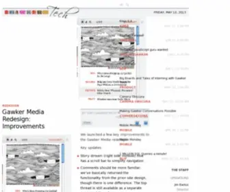 Gawkerassets.com(The blog of Gawker Technology) Screenshot