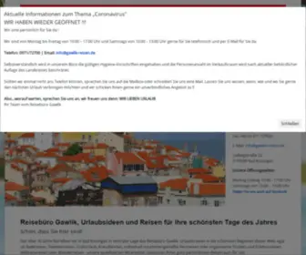 Gawlik-Reisen.de(Reisebüro) Screenshot