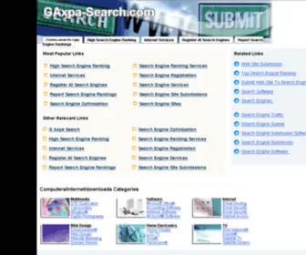 Gaxpa-Search.com(The Leading G Axpa Search Site on the Net) Screenshot