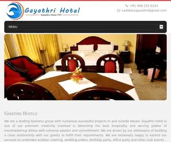 Gayathrihotel.com(Gayathri hotel) Screenshot