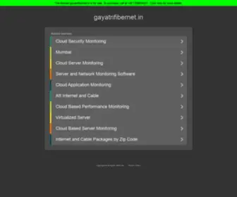 Gayatrifibernet.in(Gayatrifibernet) Screenshot