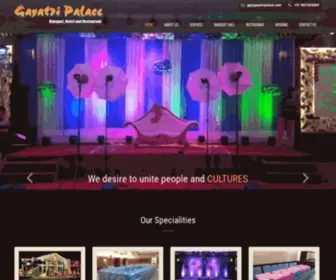 Gayatripalace.com(Gayatri Palace) Screenshot