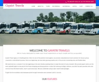 Gayatritravels.co(Gayatri Travels) Screenshot