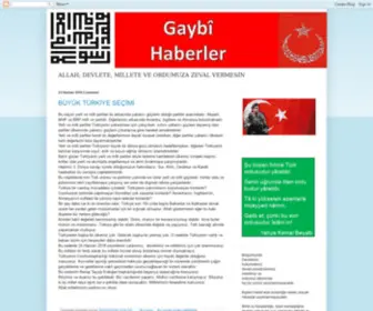 Gaybihaberleri.blogspot.com(GAYBİ) Screenshot