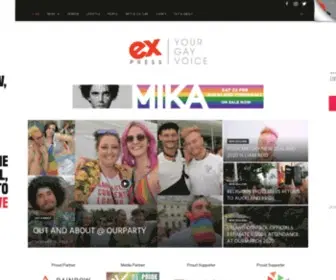 Gayexpress.co.nz(Express Magazine) Screenshot