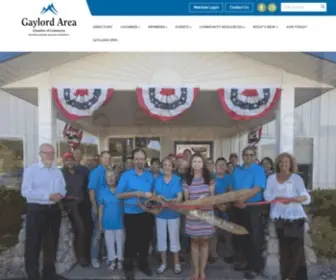 Gaylordchamber.com(Gaylord Michigan Area Chamber of Commerce in Northern Michigan's Otsego County) Screenshot