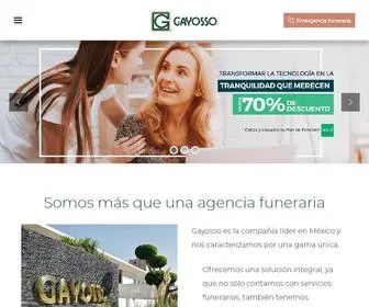 Gayosso.com(Conoce los servicios disponibles en Funerarias Gayosso) Screenshot