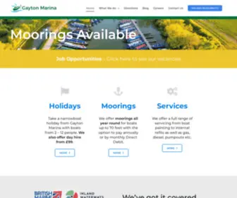 Gaytonmarina.com(Marina Services) Screenshot