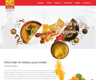 Gazalfoods.net(NOOR GAZAL) Screenshot