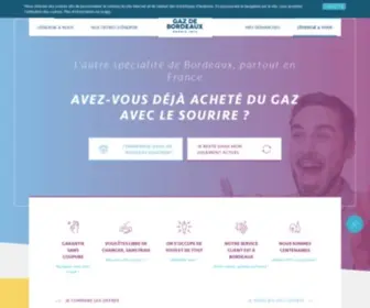 Gazdebordeaux.fr(Gaz de Bordeaux) Screenshot