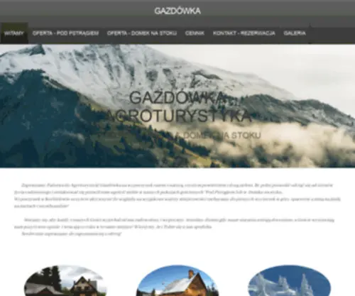 Gazdowka-Podpstragiem.pl(Korbielów) Screenshot