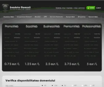 Gazduire-Domenii.info(Gazduire Domenii .RO Inregistrare Domenii .EU .COM) Screenshot