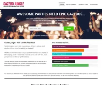 Gazebojungle.co.uk(Pop up Gazebos & Patio Equipment Reviews) Screenshot