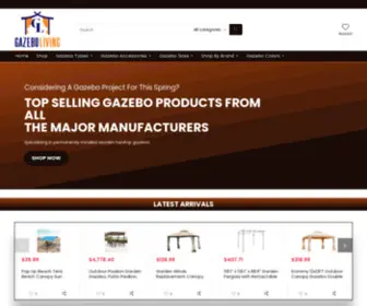 Gazeboliving.com(Helping You Find Just The Right One) Screenshot