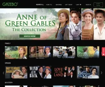 Gazebotv.com(The official site to purchase or rent classic period drama films and shows) Screenshot