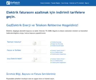 Gazelektrik.com(Elektrik) Screenshot