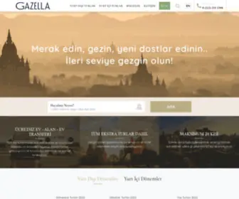 Gazella.com(Gazella Turizm) Screenshot