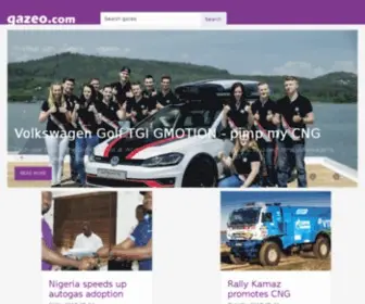 Gazeo.com(A motoring Web platform) Screenshot