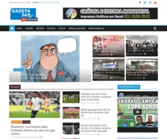 Gazeta369.com.br(GAZETARede Pioneira) Screenshot