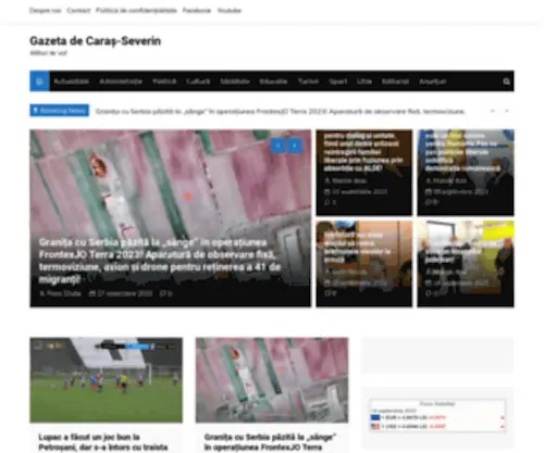 Gazetadecarasseverin.ro(Gazeta de Caraș) Screenshot