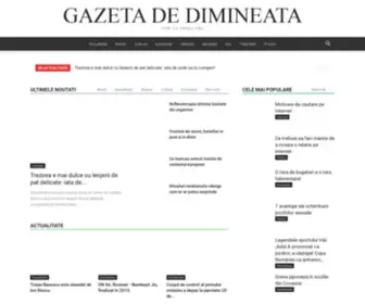 Gazetadedimineata.ro(Gazeta de dimineata) Screenshot