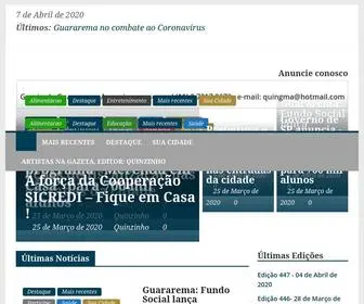 Gazetadeguararema.com.br(Gazeta de Guararema) Screenshot