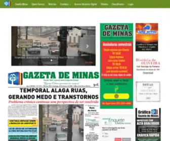 Gazetademinas.com.br(Gazeta de Minas) Screenshot