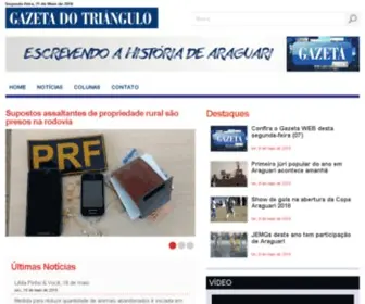 Gazetadotriangulo.com.br(Gazeta do Triângulo) Screenshot