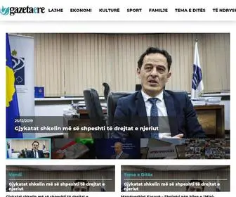 Gazetaere.com(Gazeta e Re) Screenshot