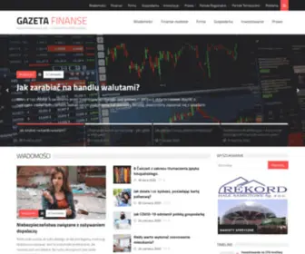 Gazetafinansowa.net(Portal o szeroko pojętych finansach) Screenshot